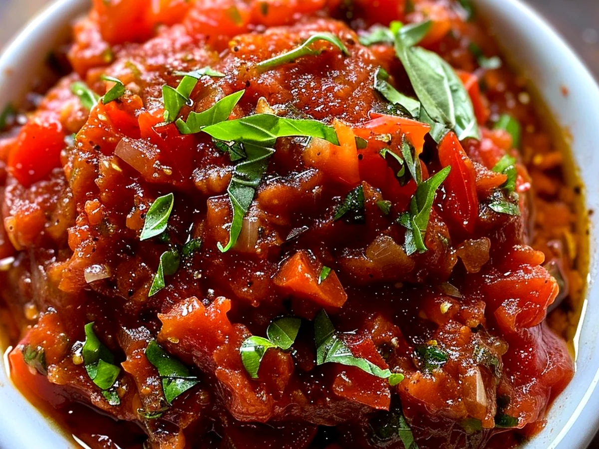 Parfait Poivrons et Tomates Rôtis Fumés