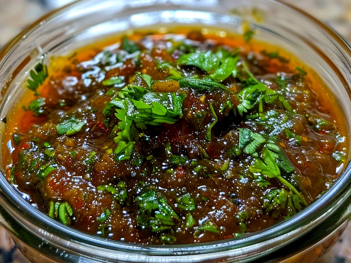 Incroyable Chutney Délicieux au Tamarind et Menthe