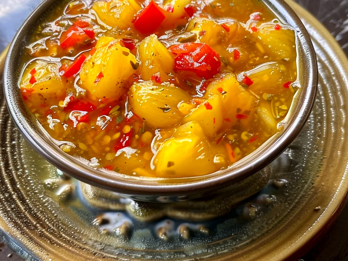 Fantastique Sauce Fermentée Ananas Épicée Tropicale