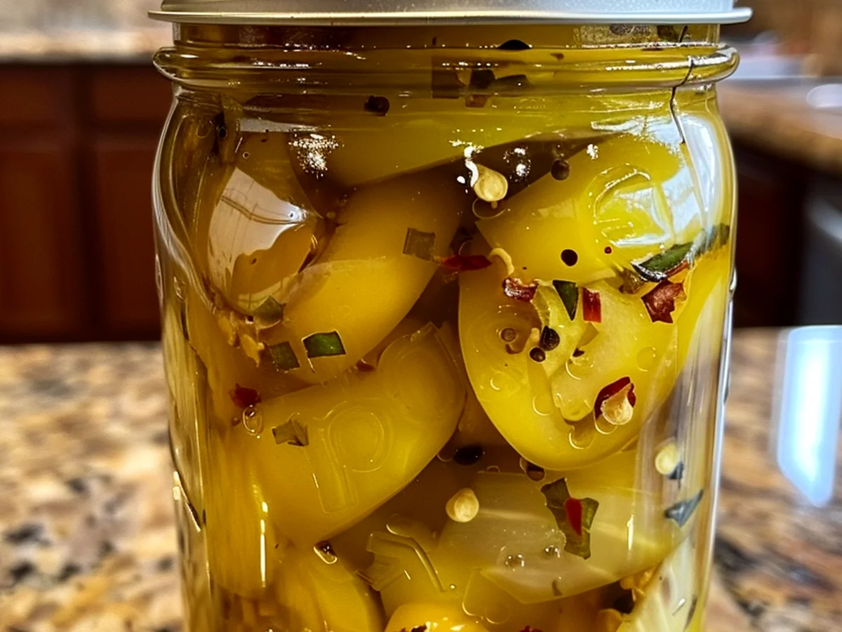 Délice de Piments Marinés au Miel et Ail Guide