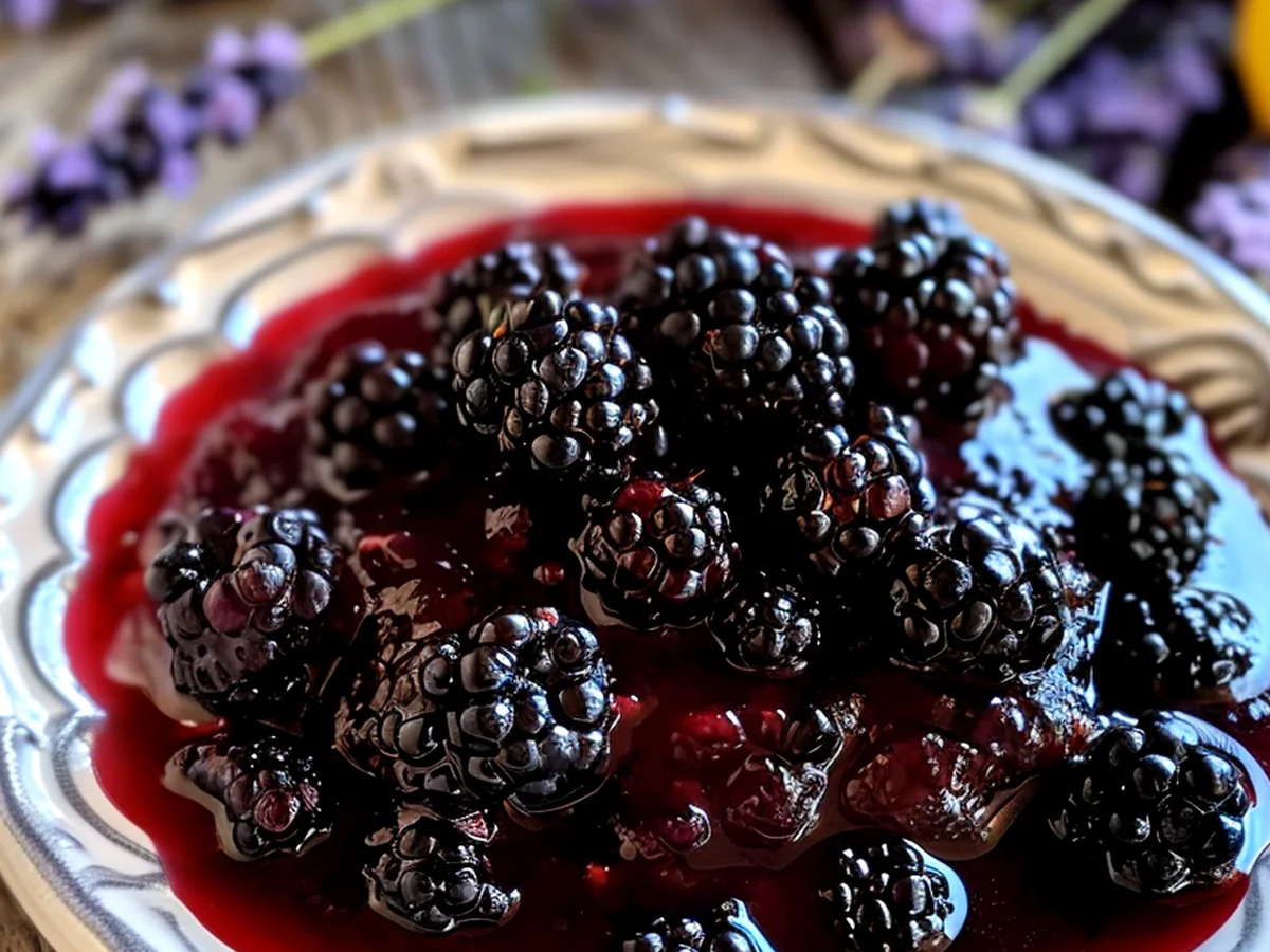 Sirop de Mûres Infusé à la Lavande Méthode