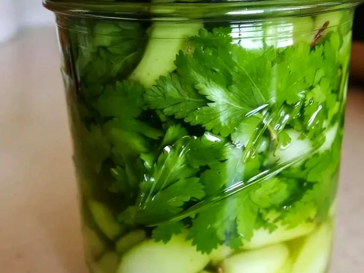 Parfait Délice de salsa verde au citron vert et coriandre