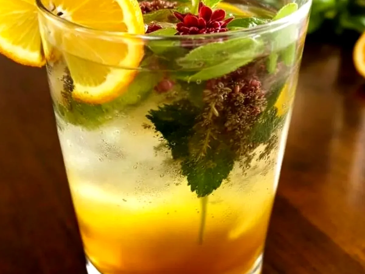 Parfait Délice dherbes aux agrumes : sirop parfumé