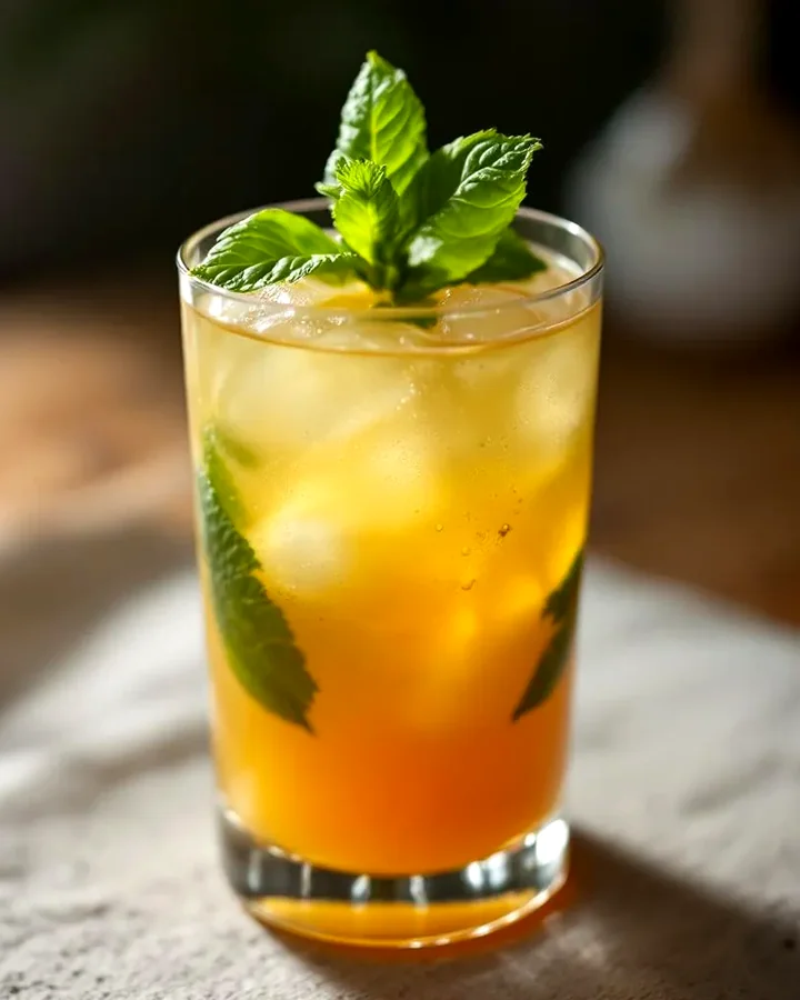 Parfait Sirop de basilic aux agrumes zestés