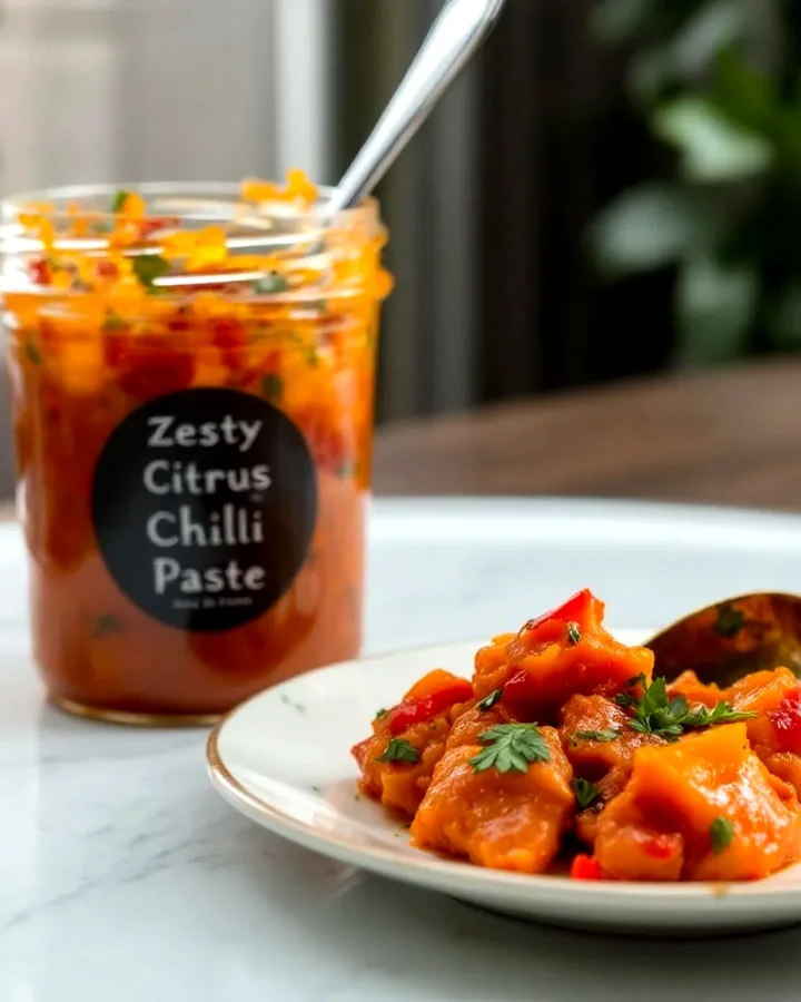 Parfait Pâte de piment aux agrumes épicée