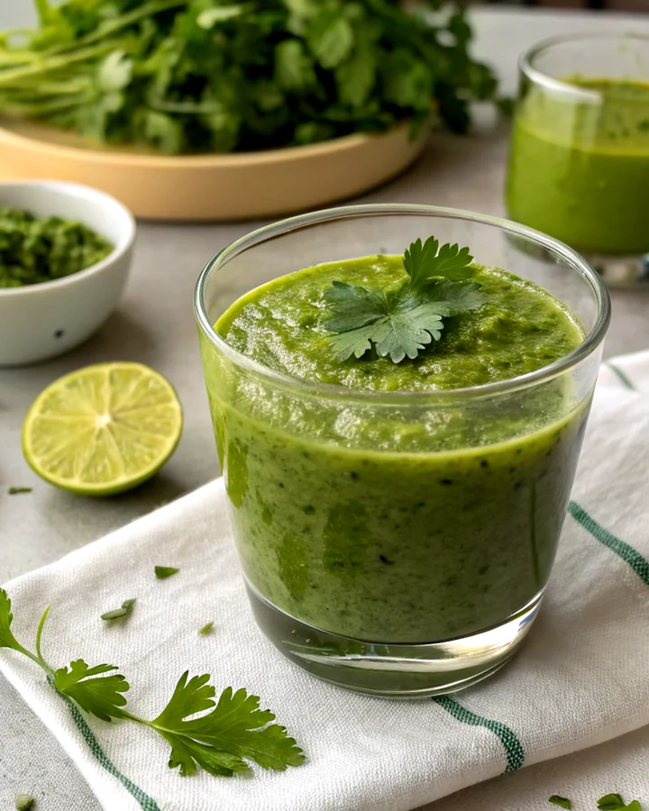 Parfait Chutney de coriandre et citron vert épicé