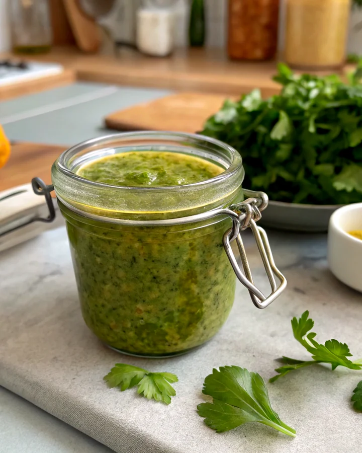 Parfait Explosion dherbes agrumes : pâte savoureuse