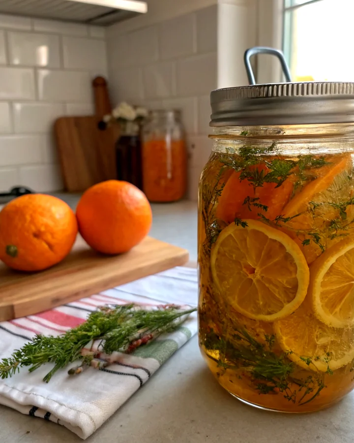 Parfait Sirop de miel aux herbes épicé et parfumé