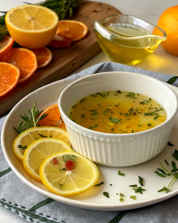 Parfait Vinaigre aux agrumes et herbes aromatiques