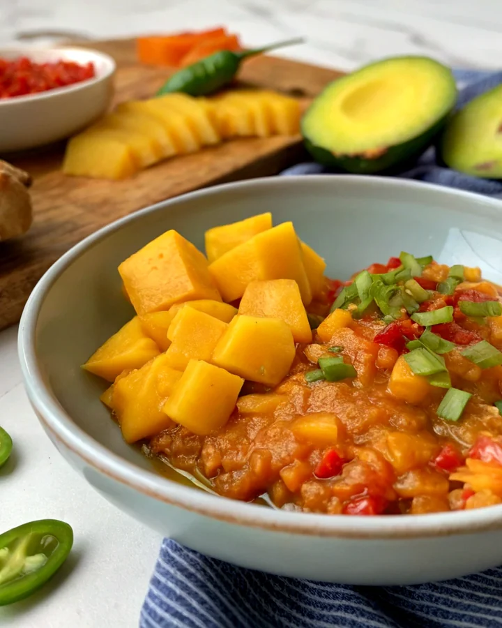 Parfait Délice de sauce fermentée mangue-gingembre épicée