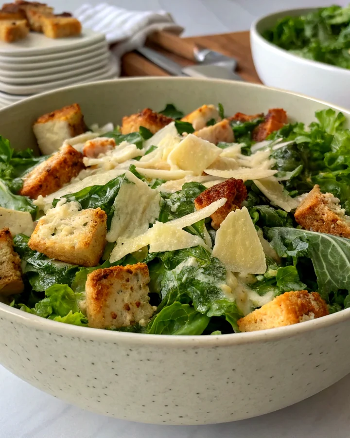 Salade César des Étoiles : Évasion Gourmande Céleste