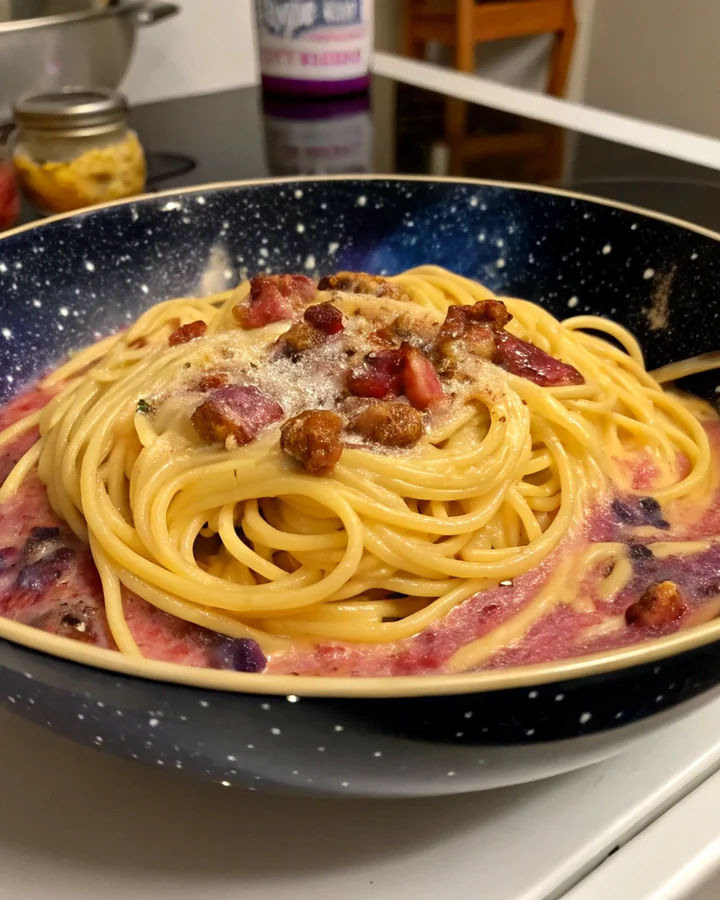 Spaghetti Carbonara Étoilée aux Truffes et Épices Terroir