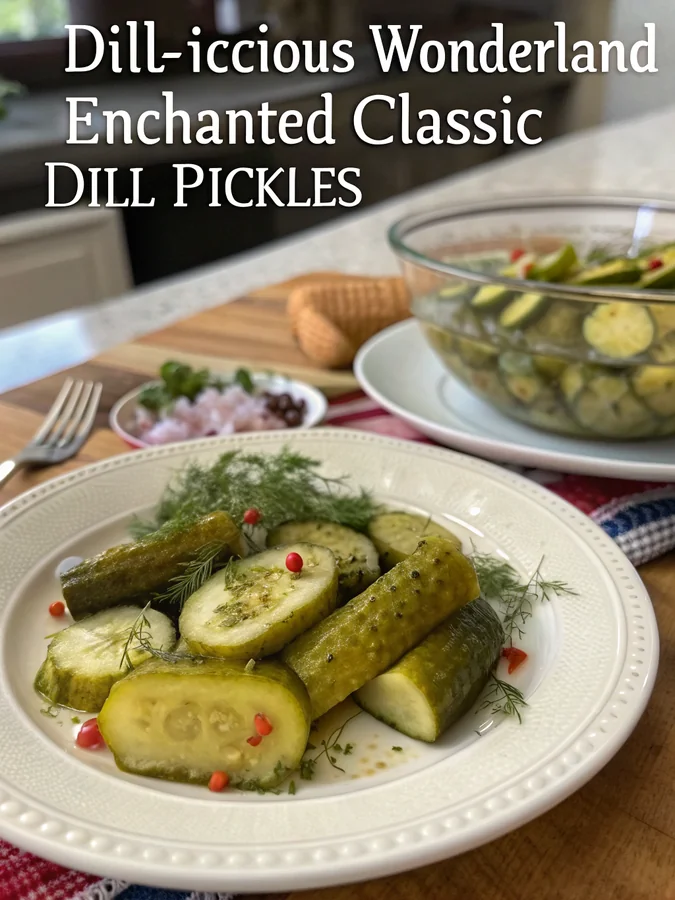 Pickles Magiques au Dill et Épices Envoûtantes