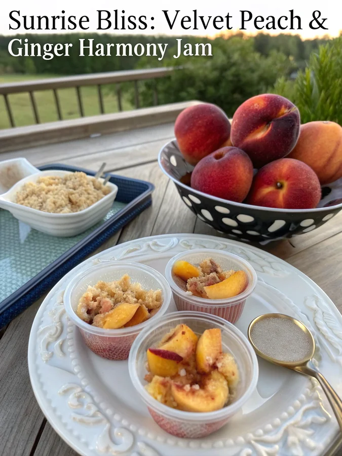 Confiture de Pêches aux Épices Enchantées