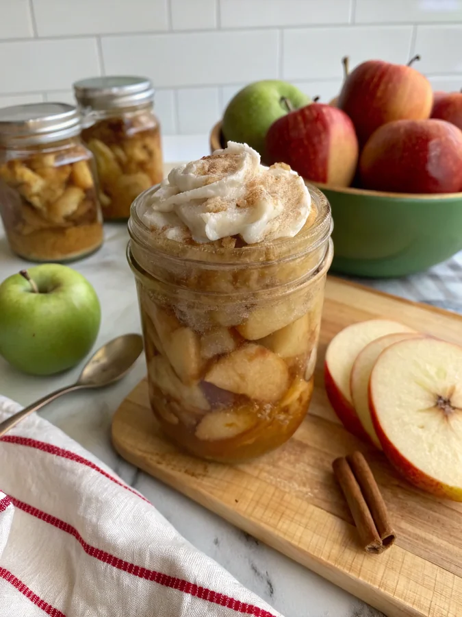 Compotée de Pommes Épicées en Bocal, Saveurs dAutomne