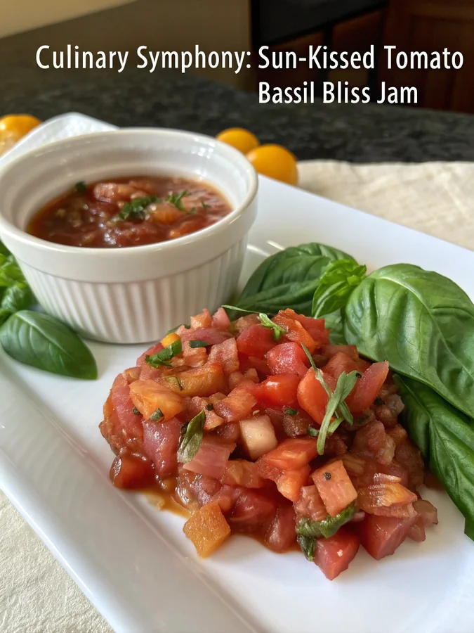 Confiture Tomatée au Basilic : Évasion Méditerranéenne