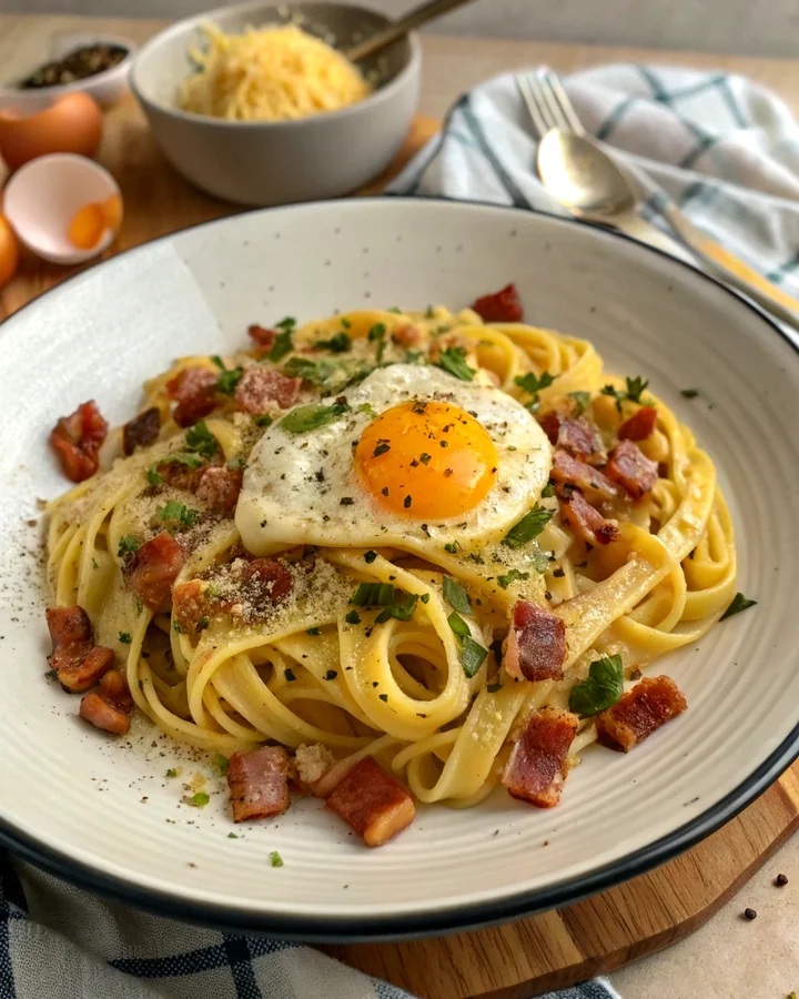 Parfait Carbonara de la Forêt Enchantée : Voyage de Pâtes