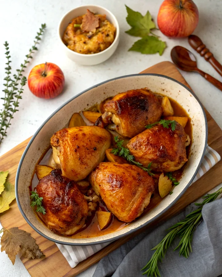 Parfait Poulet au sirop dérable et légumes dautomne