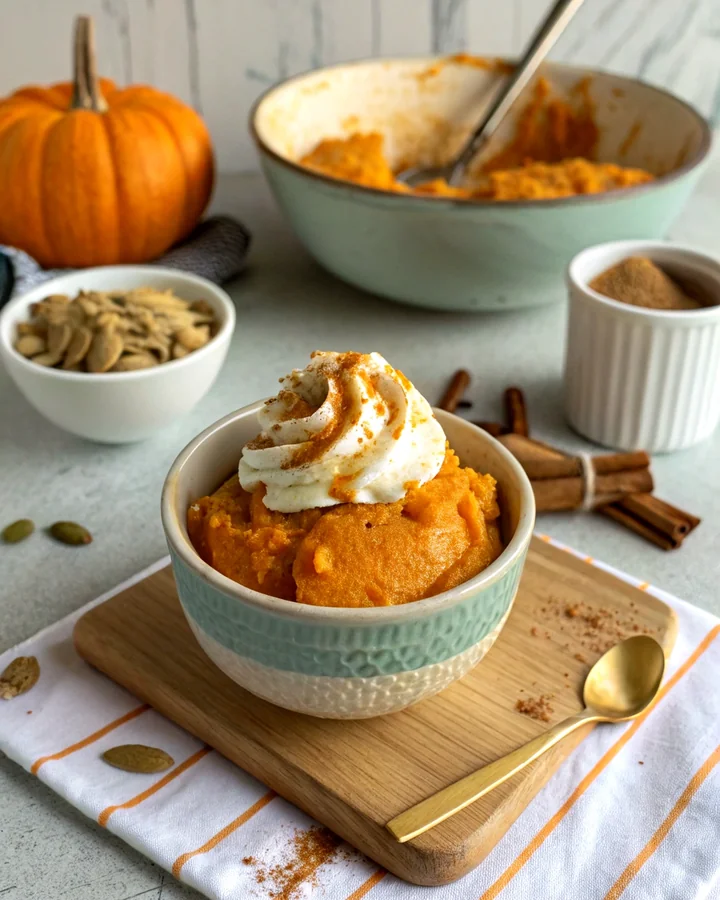 Parfait Crème de citrouille réconfortante sans cuisson