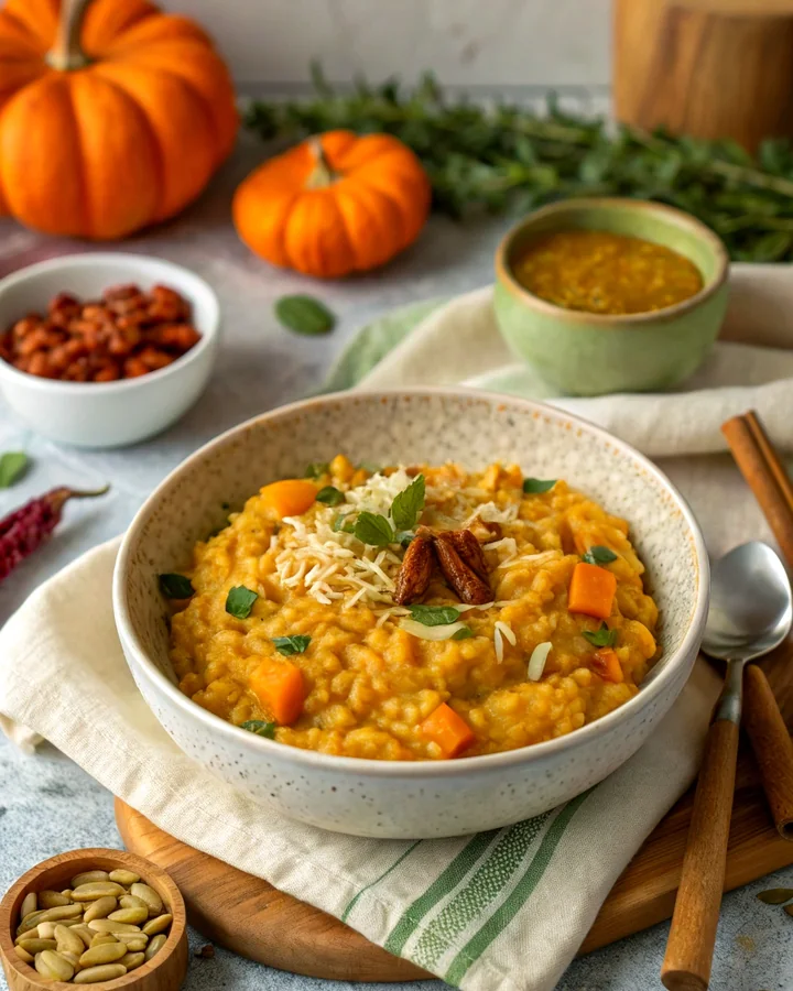Parfait Délice de risotto à la citrouille épicée