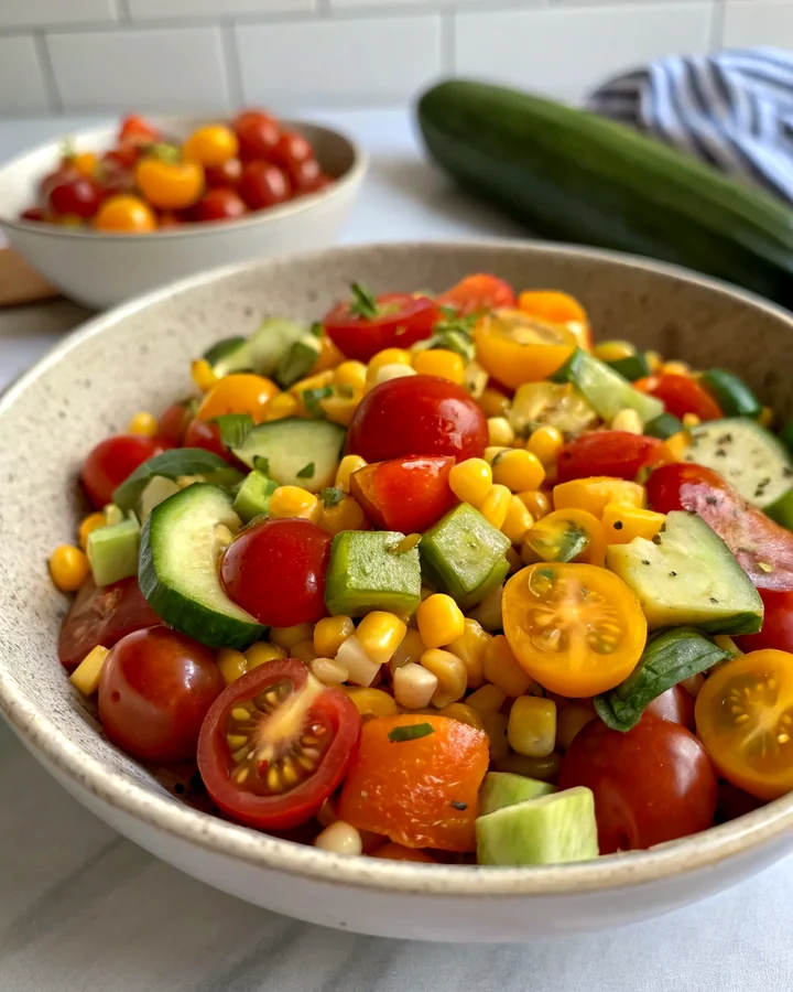 Parfait Salade Fiesta de Poisson Frais dÉté