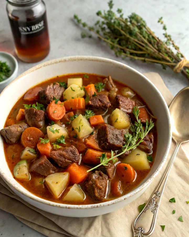 Parfait Boeuf mijoté aux herbes pour soirées cocooning