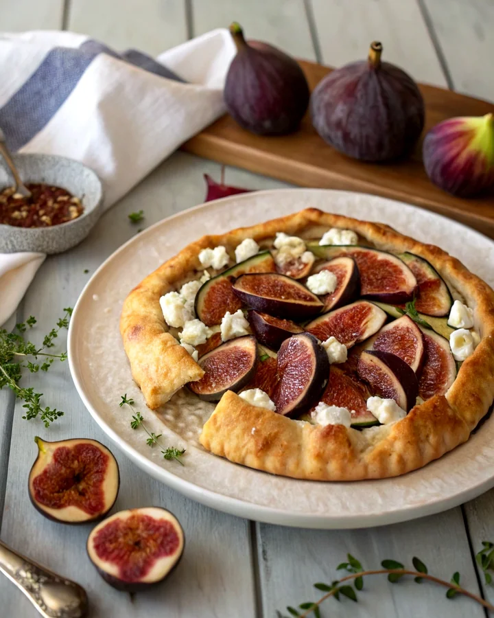 Parfait Galette aux figues et fromage de chèvre