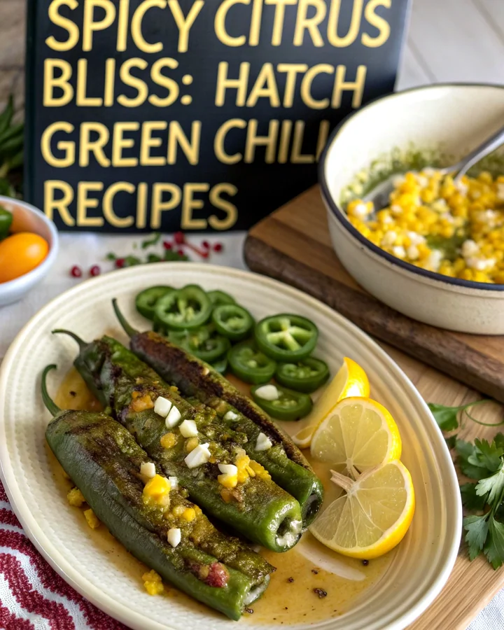 Parfait Délice de piments verts Hatch au citron