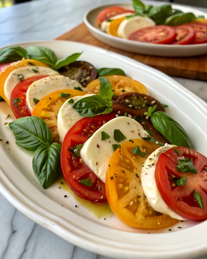 Parfait Caprese Héritage Colorée : Délice de Tomates