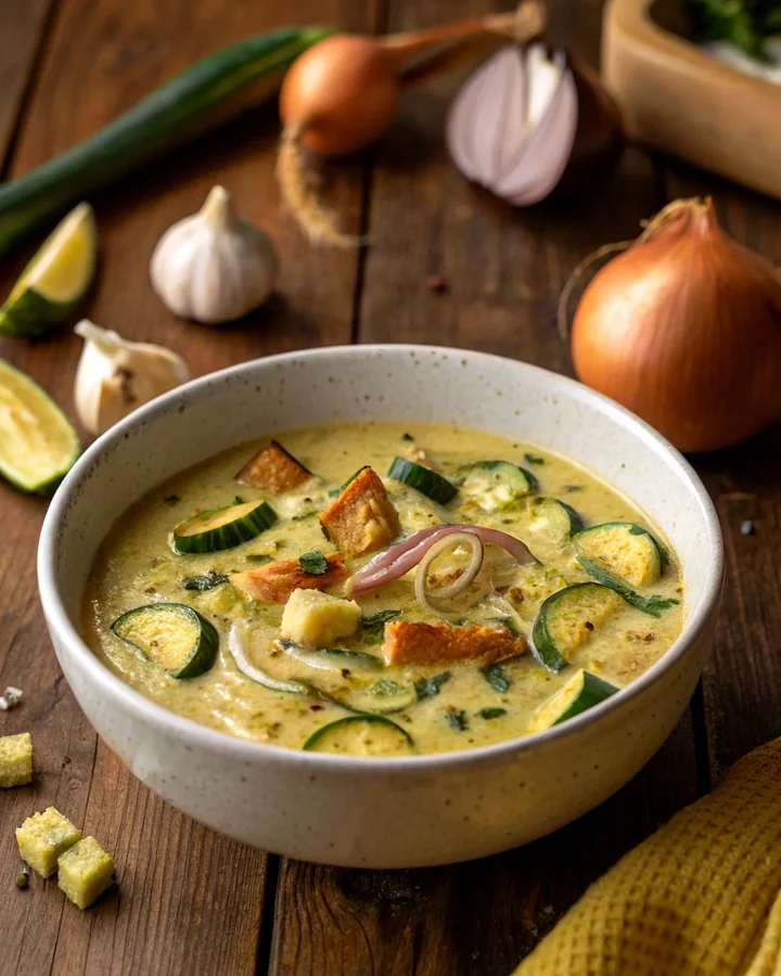 Parfait Soupe crémeuse de courgettes veloutée
