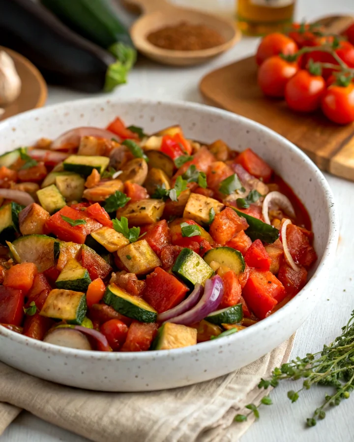 Parfait Ratatouille rustique aux tomates Roma généreuses