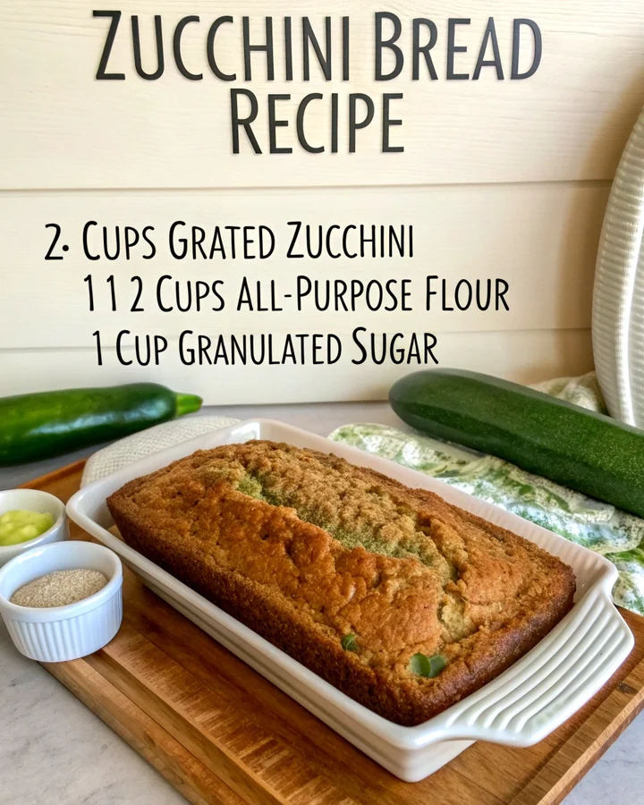 Parfait Pain de courgette moelleux et irrésistible