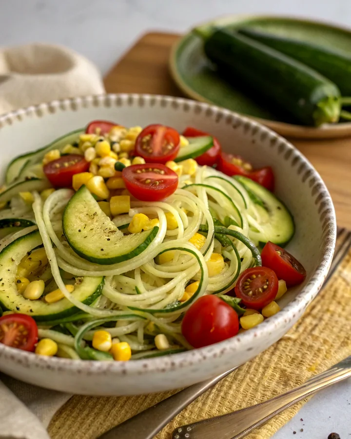 Parfait Fiesta de Courgettes: Un Mélange Estival Coloré