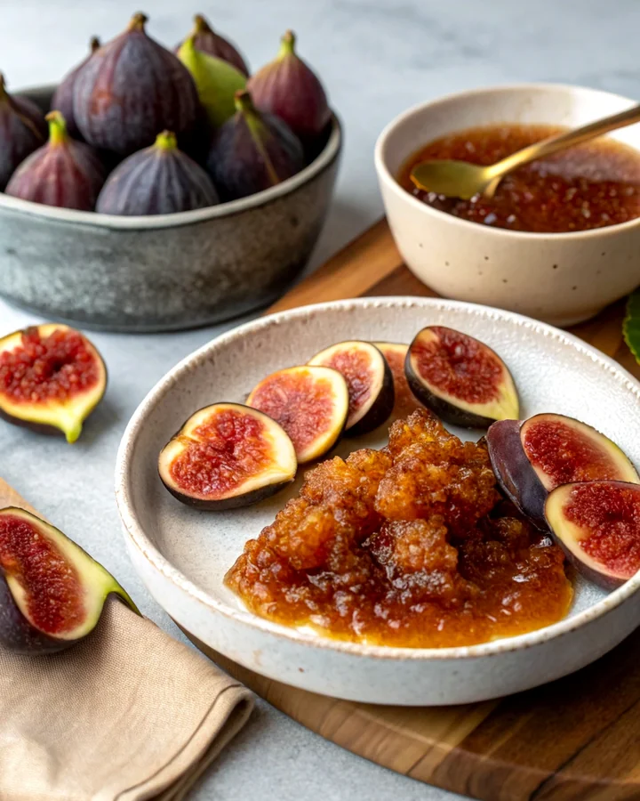 Parfait Symphonie Sucrée : Délice de Confiture de Figue