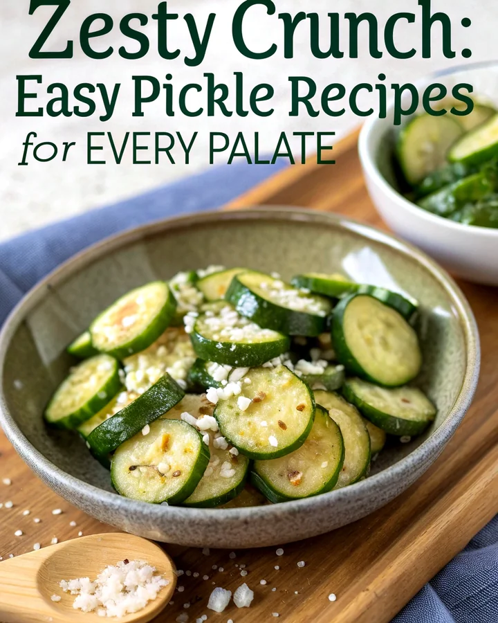 Parfait Pickles Croquants : Rapides et Faciles pour Tous