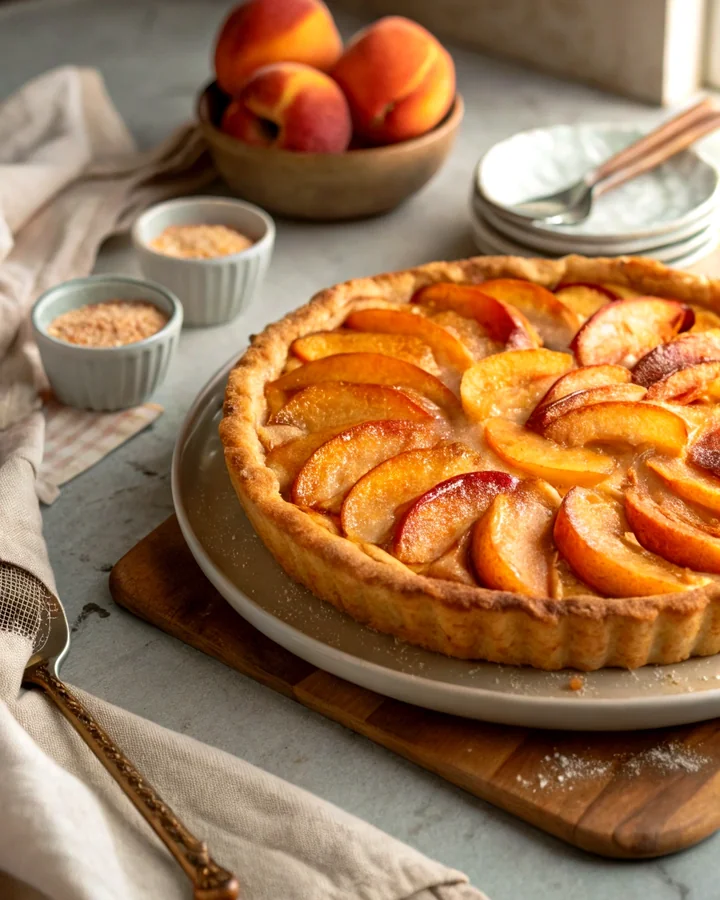 Parfait Tarte aux pêches : Une part de bonheur dété
