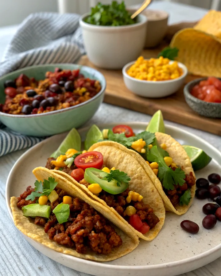 Parfait Fiesta de Tacos Fantaisie : Dîner Familial Rapide