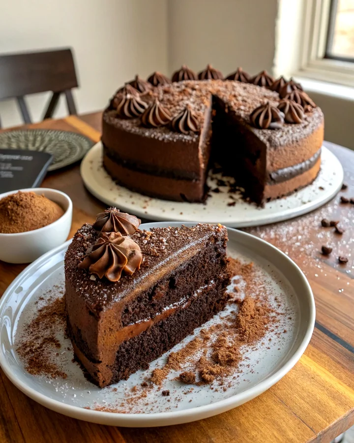 Parfait Gâteau au chocolat infusé à lespresso