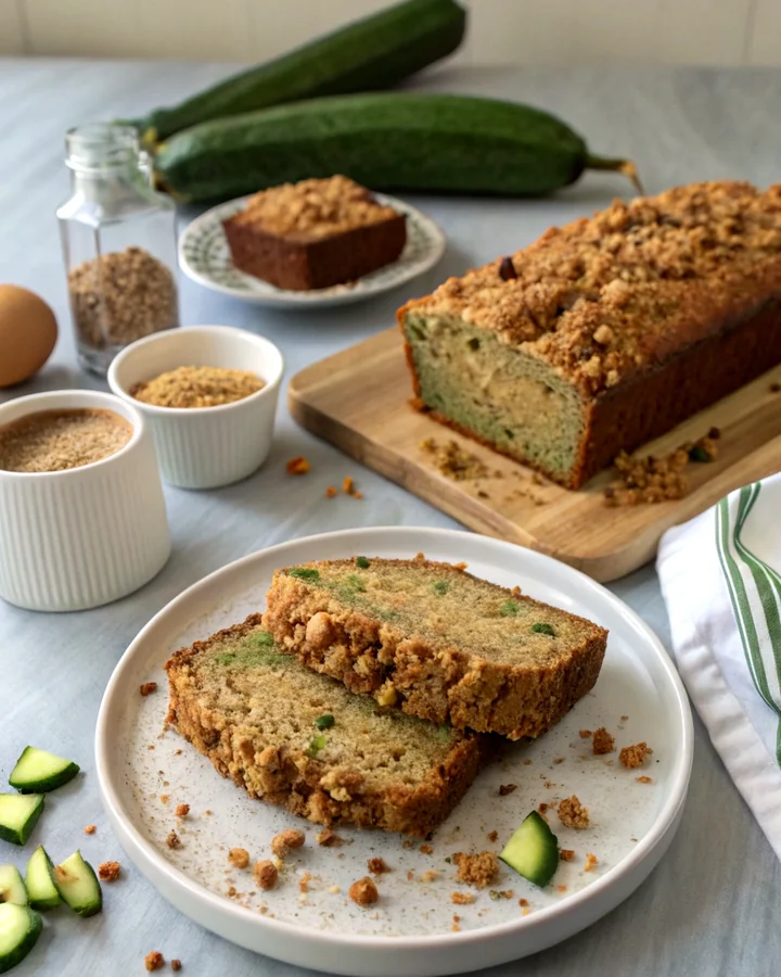 Parfait Pain de courgette épicé avec une touche