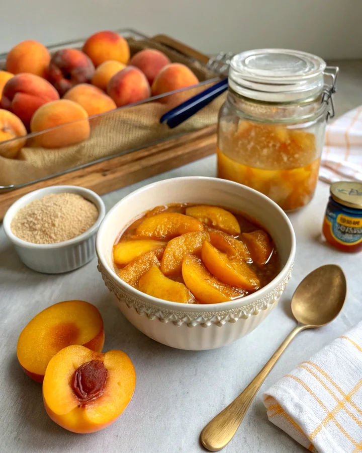 Parfait Pêches en conserve : recette sucrée parfaite