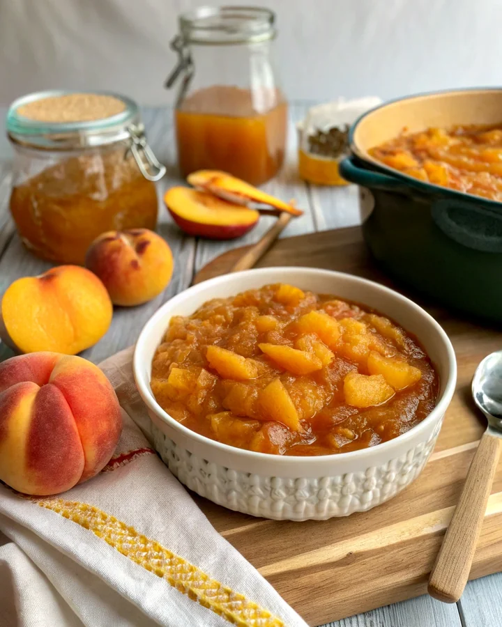 Parfait Confiture de Pêches ensoleillées dété