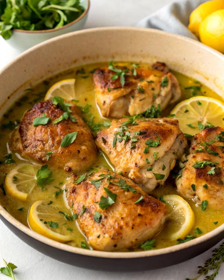 Parfait Cuisses de poulet aux herbes et citron zesté