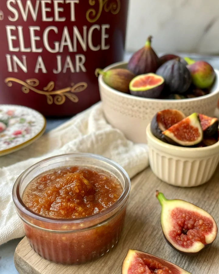 Parfait Confiture de figues délicieuse et élégante