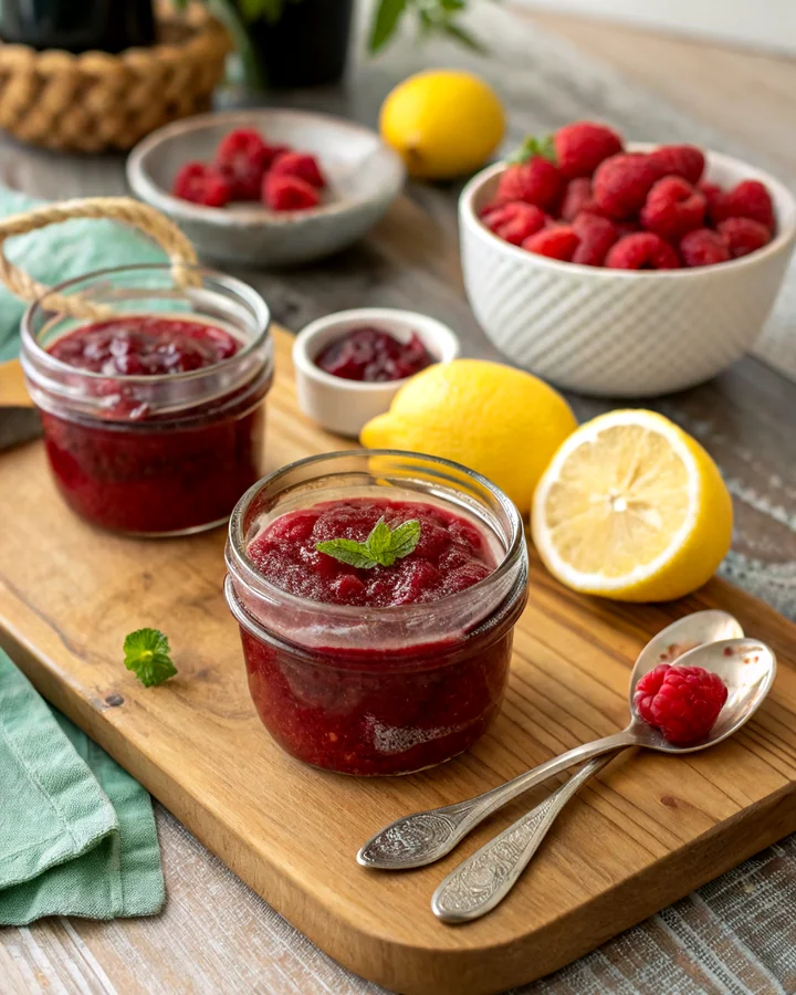 Parfait Éclat de Framboise : Confiture dÉté à Savourer