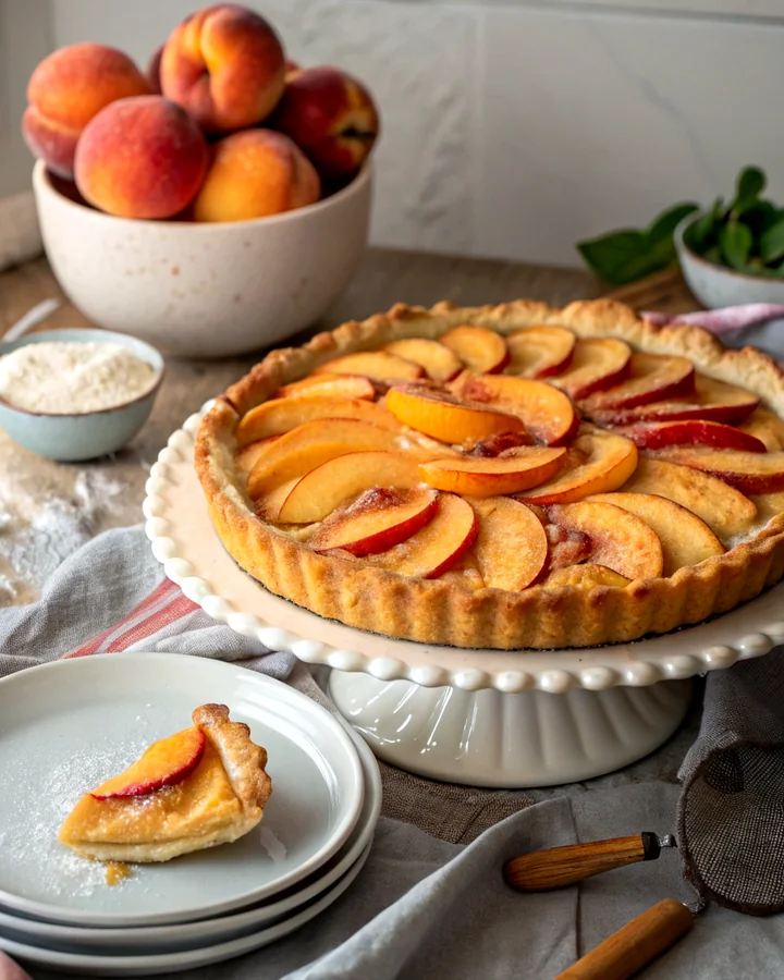 Parfait Sérénade dété : Délice de tarte aux pêches