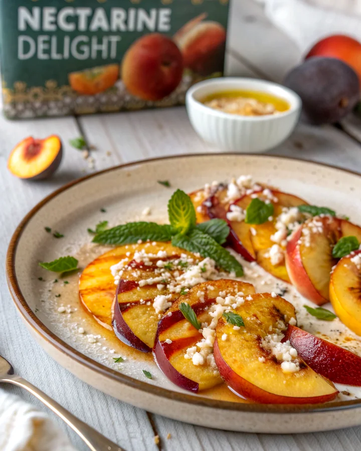 Parfait Bonheur de Nectarine : Délices dÉté Sucrés et