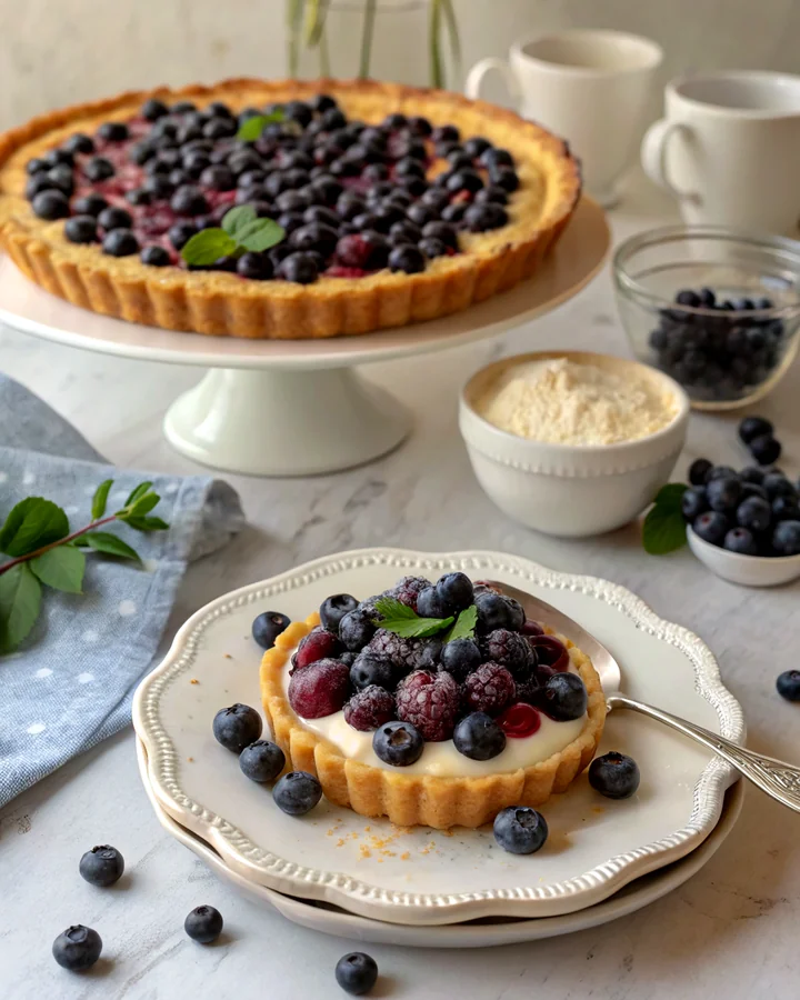 Parfait Tarte aux myrtilles : Un délice dété