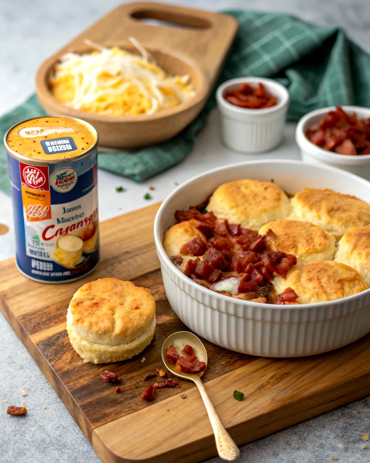 Parfait Bouchées de biscuits au bacon et épinards