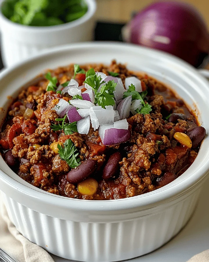 Parfait Chili Fiesta Épicé : Délice en Cocotte