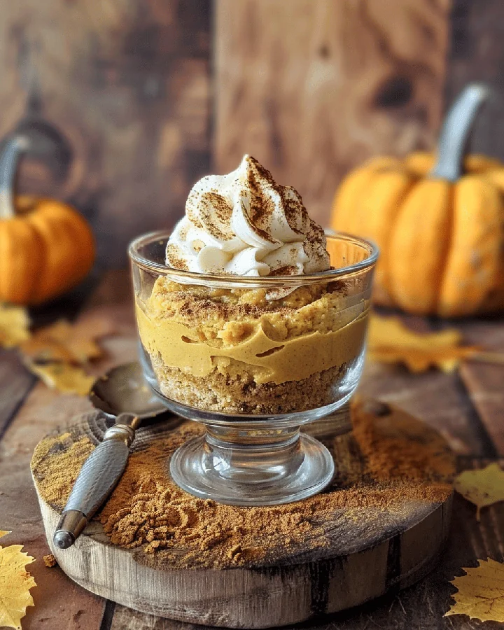 Parfait Gâteau Chiffon à la Citrouille Épicée et Crème de